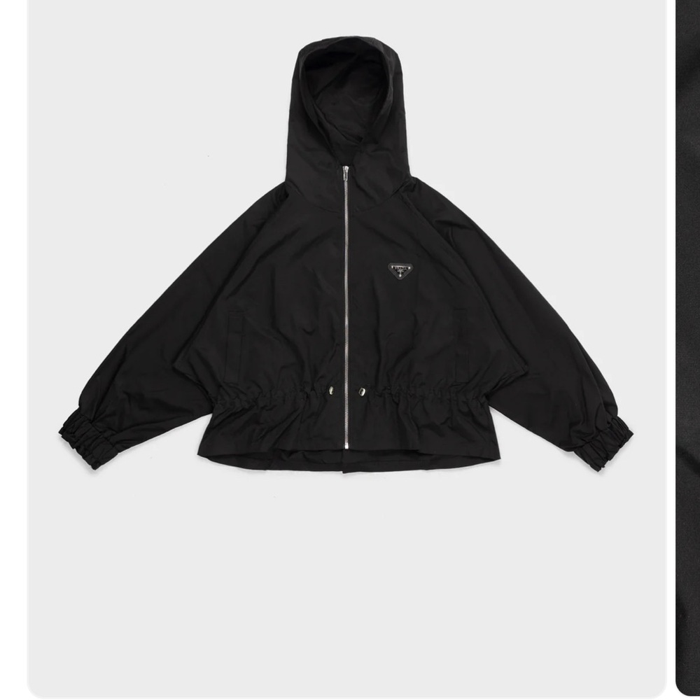 Prada Cropped Nylon Jacket